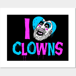 I Heart Clowns Posters and Art